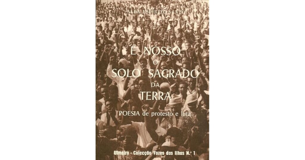 capa do livro "È nosso o solo sagrado da terra" de Alda Espírito Santo